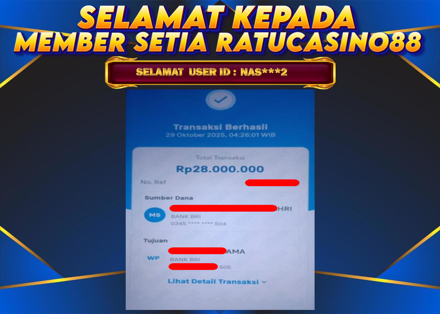 WITHDRAWAL MEMBER 104